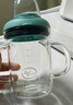 富光玻璃牛奶杯兒童家用沖泡奶粉寶寶嬰幼兒雙把手可微波水杯子350ml 曬單實(shí)拍圖