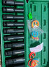 綠林（GREENER）電動(dòng)扳手套筒套裝六角加長(cháng)風(fēng)炮套筒頭套頭家用10件8-24mm套筒全套 曬單實(shí)拍圖
