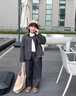 G.DUCKKIDS小黃鴨女童套裝秋冬2025新款洋氣兒童秋裝毛呢外套深秋女寶寶衣服 米杏色 90 建議1~2歲【 80-90cm】cm 曬單實(shí)拍圖