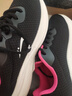 貴人鳥(niǎo)女運動(dòng)鞋子跑步跳繩緩震軟底旅游鞋  黑色/粉 女  39    曬單實(shí)拍圖