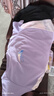安踏兒童套裝女童裝2025夏季休閑速干短T+短褲兩件裝五分褲T恤短袖 冷凝紫5721-2 130 曬單實(shí)拍圖
