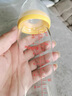 貝親親子自然實(shí)感寬口徑玻璃奶瓶適配新生嬰兒瓶身160/240ml防脹 玻璃-綠 自帶ss號奶嘴  160ml 曬單實(shí)拍圖