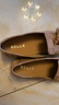 百麗（Belle）復古絨面樂(lè )福鞋女2025秋新商場(chǎng)同款羊皮通勤便士樂(lè )福3A9C3CA5 棕色 36 (230mm) 曬單實(shí)拍圖