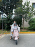 閑鳥(niǎo)電動(dòng)車(chē)擋風(fēng)被親子款秋冬季加厚四季通用電瓶車(chē)保暖圍擋防水母子帶娃摩托車(chē)加大保暖防水護膝防風(fēng) 親子款【萌兔兜風(fēng)記】新升級款 加絨加厚電動(dòng)車(chē)防雨擋風(fēng)被 曬單實(shí)拍圖