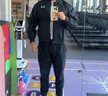 安德瑪（UNDERARMOUR）UA秋冬EF Woven男女情侶簡(jiǎn)約運動(dòng)休閑夾克外套1389367 黑色001 XL 曬單實(shí)拍圖