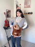 chongsukei小&ck生日禮物小熊貓趴趴卡通玩偶包女可愛(ài)毛絨春夏雙雙肩包 CK-6279抱鴨鴨史迪奇 曬單實(shí)拍圖