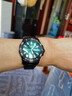 野狼瑞士全自動(dòng)機械芯腕表男士機械表潛水防水氚氣夜光綠水鬼手表V5.1 全黑綠面款-綠光【瑞士機芯】 曬單實(shí)拍圖