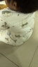 童泰（TONGTAI）嬰兒連體秋冬寶寶夾棉衣服兒童對開(kāi)爬服TS43D247-DS綠色90cm 曬單實(shí)拍圖