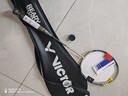 VICTOR威克多羽毛球拍全碳素單拍納米DX-7SP X琥珀金4U已穿線(xiàn)24磅附手膠 曬單實(shí)拍圖