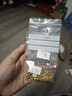 周大生黃金耳飾足金珠子5G極光耳釘生日禮物送女友 星球0.81g 曬單實(shí)拍圖