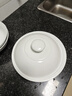 景德鎮陶瓷家用中式高溫白瓷吃飯碗湯碗泡面碗純白簡(jiǎn)約餐具喬遷之喜禮物 月白-品鍋*1（簡(jiǎn)易包裝） 曬單實(shí)拍圖