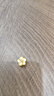 中銀鑫行桃花轉運珠吊墜足金999黃金項鏈掛墜硬金DIY手串送女友禮物 桃花吊墜（克重多退少補） 約0.8g 曬單實(shí)拍圖