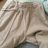百圖betu女裝冬季新款休閑褲高腰抽繩闊腿褲百搭褲子女2411T78 燕麥色 L 曬單實(shí)拍圖