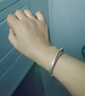 老廟銀戒指女古法素圈銀戒指光面情侶對戒簡(jiǎn)約送女友生日禮物 素圈銀戒指15# 曬單實(shí)拍圖