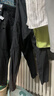 迪卡儂（DECATHLON）速干褲男女戶外長褲徒步褲子快干登山透氣彈力 TREK100 黑灰色-男款 40 曬單實拍圖