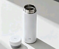 米家 保溫杯 316不銹鋼水杯 男女士杯子 大容量茶杯便攜 350ml白色 曬單實(shí)拍圖