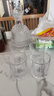 CLITON 玻璃威士忌酒杯 歐式雕花烈酒杯洋酒杯家用水杯玻璃杯套裝 2只裝 曬單實(shí)拍圖