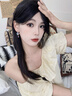 雪珂孟子義同款紫水晶流蘇耳環(huán)女夸張耳釘2025新款爆款高級感國風(fēng)耳飾 紫水晶蝴蝶耳釘 孟子義同款 曬單實(shí)拍圖