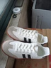 莆魅德訓鞋男2025新款復古莆田男鞋厚底運動(dòng)休閑情侶經(jīng)典三杠阿甘鞋子 白色 42 碼 曬單實(shí)拍圖