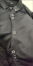 皮爾卡丹（pierre cardin）秋冬季新款高端商務(wù)休閑長(cháng)袖襯衫男士時(shí)尚潮流帥氣修身衣服男裝潮 黑色 XL 建議125-145斤 曬單實(shí)拍圖