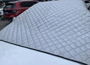 MOTCINO汽車(chē)遮雪擋前擋風(fēng)玻璃防雪防凍罩防曬隔熱遮陽(yáng)擋風(fēng)擋車(chē)衣車(chē)罩冬季 曬單實(shí)拍圖