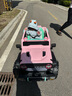 爵士酷派牧馬人兒童電動(dòng)車(chē)可坐大人寶寶四驅越野車(chē)男女孩遙控玩具電動(dòng)汽車(chē) 升級+粉+全功能+雙電瓶+550電機 曬單實(shí)拍圖