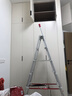 杜邦（DU PONT）【第2代小云梯】梯子家用人字伸縮梯折疊鋁合金梯一合即收6步 曬單實(shí)拍圖