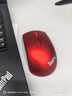 ThinkPad 聯(lián)想thinkplus小黑紅點(diǎn)無(wú)線(xiàn)鼠標 筆記本電腦辦公鼠標 單模-無(wú)線(xiàn)鼠標（魅力紅） 曬單實(shí)拍圖