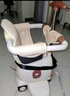 小傘電動(dòng)車(chē)兒童座椅前置電瓶車(chē)寶寶防側翻安全座椅電動(dòng)車(chē)通用可儲物遛娃 奶油白+坐墊【升級防側翻板】 捆綁式 8個(gè)月-3歲 贈防撞墊 曬單實(shí)拍圖