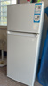 海爾（Haier）123升小冰箱冰箱雙開(kāi)門(mén)二級能效節能省電黑金凈化保鮮租房家用冰箱宿舍迷你BCD-123GHTMZ0WV 曬單實(shí)拍圖