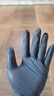 烏斯京一次性手套丁腈橡膠100只L大碼 防護加厚耐用餐飲食品級丁晴手套 曬單實(shí)拍圖