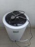 松上脫水機(jī)單甩干脫水機(jī)干桶甩干機(jī)小型迷你家用甩干桶出租房宿舍大容量單杠脫水桶烘干一體機(jī)以舊換新 60S速干/藍(lán)光除菌//鉆石內(nèi)筒 2025款/99.99%甩干/Ag+藍(lán)光除菌/靜音 曬單實(shí)拍圖