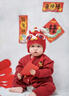 G. DUCKKIDS新生嬰兒衣服開(kāi)春外出服男寶寶春裝針織連體衣嬰幼兒毛衣嬰童哈衣 紅色寶寶單層爬服 73cm (建議14-17斤) 曬單實(shí)拍圖