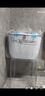 美的（Midea）分區洗波輪迷你洗衣機 MNBB10VH70E 內衣洗衣機小型嬰兒懶人洗衣機 雙子座 同洗同脫 國家補貼 曬單實(shí)拍圖
