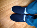 強人加絨保暖冬季男棉鞋條絨款防寒平底休閑男鞋 經(jīng)典棉布鞋 黑色 42 曬單實(shí)拍圖