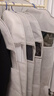 JEKO&JEKO衣服防塵罩防塵袋10件套大衣羽絨服衣物收納袋透明衣罩掛衣袋灰色 曬單實(shí)拍圖
