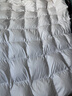 無(wú)印良品100%白鵝毛被子 羽毛絨絲被芯冬被約8斤【填充2800g】200*230cm白 曬單實(shí)拍圖