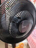 美的（Midea）電風(fēng)扇 家用風(fēng)扇 落地扇 7葉遠距強風(fēng)電扇 立式輕音節(jié)能可定時降溫 黑色機械款 【升級遙控長預(yù)約】5檔風(fēng)量 曬單實拍圖