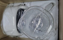 樂(lè )扣樂(lè )扣養生壺小型一人辦公室電熱水壺分體式全玻璃燒水煮茶壺小花茶壺恒溫加熱保溫迷你泡茶壺EJK3355 1L 曬單實(shí)拍圖