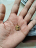 周大生黃金吊墜女炫彩足金如來(lái)佛圓牌掛墜送老婆女友生日禮物 3.52g 曬單實(shí)拍圖