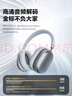 唐麥H5Max【雙金標版丨全新升級】 藍牙耳機頭戴式主動降噪音樂游戲運動適用蘋果華為小米手機電腦銀色 曬單實拍圖