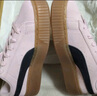彪馬（PUMA）復古增高厚底低幫松糕鞋女新款休閑鞋PLATFORM397233 淺粉色-黑色-金色-05 36 曬單實(shí)拍圖