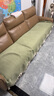 攜贏(yíng)2025新款雪尼裙邊沙發(fā)墊四季通用防滑輕奢感不規則坐墊沙發(fā)蓋布 裙邊心心兔-抹茶綠 110cm*320cm (六人位) 曬單實(shí)拍圖