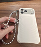 CASETIFY 純色波漾手機(jī)殼 MagSafe兼容 硅膠手機(jī)殼 適用于蘋(píng)果iPhone17/16/15 Air/Plus/Pro/Max手機(jī)保護(hù)殼 白色Magsafe iPhone17 Pro Ma 曬單實(shí)拍圖