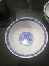 LICHEN 景德鎮青花玲瓏陶瓷碗牡丹花釉下彩中式瓷器米通餐具 微波爐適用 6英寸面碗（有瑕疵，介意勿拍） 曬單實(shí)拍圖