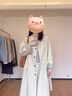 蕓蕁風(fēng)衣女2025春秋季新外套款小個(gè)子早秋休閑韓系赫本風(fēng)感中長(cháng)款 卡其色 S 建議100以?xún)?曬單實(shí)拍圖