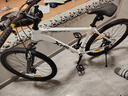 喜德盛（xds）山地車(chē)黑客380避震前叉21速變速鋁合金車(chē)架 白/黑色17 曬單實(shí)拍圖