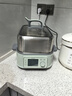 北鼎（Buydeem）電蒸鍋家用全不銹鋼0涂層電燉鍋蒸燉煮一體鍋大容量多功能鍋定時(shí)預約蒸汽鍋【G76淺杉綠】?jì)H單鍋 曬單實(shí)拍圖