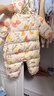 迷你巴拉【三防】巴拉羽絨連體衣嬰兒衣服寶寶萌趣爬服加厚2025秋冬新款 黃紅色調00336-小鹿 【三防護肚】 73 cm 【充絨量62.7g】 曬單實(shí)拍圖