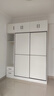 納莎玟【包安裝】實(shí)木衣柜臥室家用推拉門(mén)衣櫥現代簡(jiǎn)約加厚背板大衣柜子 1.4米主柜+頂柜+邊柜【加厚背板】 曬單實(shí)拍圖